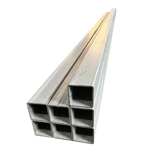 St 52 Galvanized Steel Square Pipe Pre Galvanized Scaffold Tube for Construction thumbnail-4