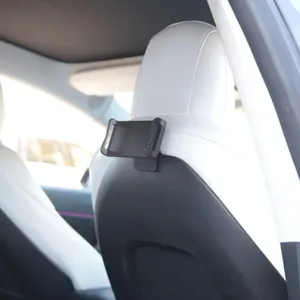 Sturdy Aluminum Alloy Phone Holder for Tesla Model 3/Y Seatback Mounting thumbnail-3