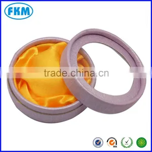 2PCS Purple Round Cardboard Bracelet Boxes 8.5x3.5cm for Jewelry Gifts Package thumbnail-5