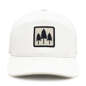 Caps Manufacturer Customized Premium Laser Perforated Sports Hats Waterproof & Quick-drying Camping Hat thumbnail-1