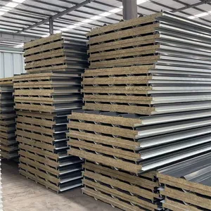 Anti-rust Galvanized Sandwich Panel Factory Direct For Prefab Labor House thumbnail-5
