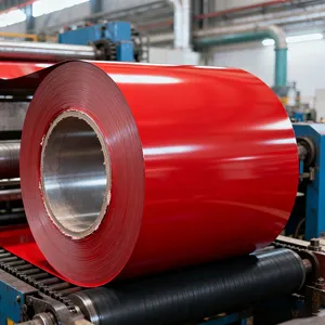 RAL Color Prepainted Galvanized Steel Coil With Embossed Surface for Roof Applications thumbnail-3