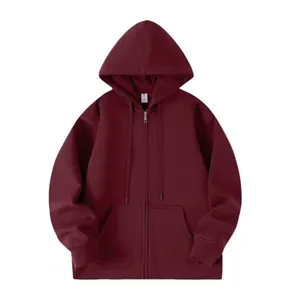 Men’s 100% Cotton Full-Zip Hoodie Jacket thumbnail-2