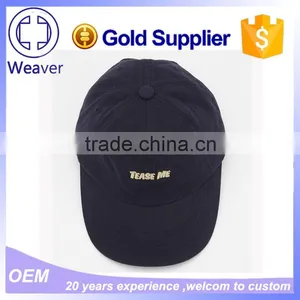 Custom 100% Cotton Flat Embroidery Logo Baseball Cap thumbnail-2