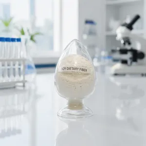 High Protein Soy Fiber Non-GMO Water-Insoluble Soy Fiber Powder High Protein for Tomato Paste Soy Fiber for Sausage thumbnail-1