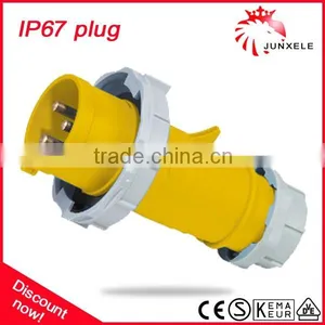 IP67 16A 110V 3P High End Type Industrial Plug thumbnail-1