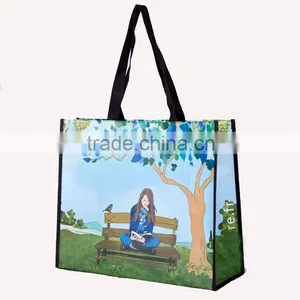 Customized pp Pictures Printing Non Woven Shopping Bag thumbnail-4