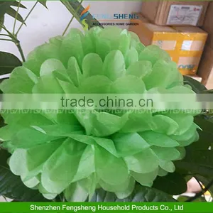 10" Tissue Paper Pompoms Flowers Ball Wedding Table BabyShower Decoration thumbnail-3