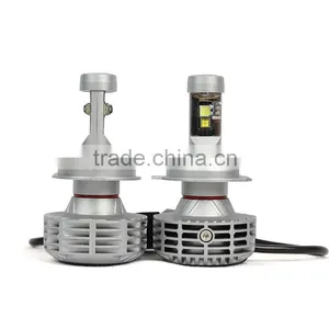 All in One Fanless Design 6th Auto LED Headlight h4 3000LM LED Headlight Conversion Kit thumbnail-5