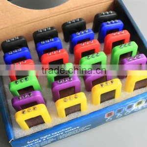 Mini Led Flashlight Keychain Solar Powered Flashlight Keychain With Display Box thumbnail-1