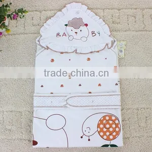 BB-MS-023 Plain White Polka Dot and Cute Cartoon Pattern Baby Hooded Towel thumbnail-1