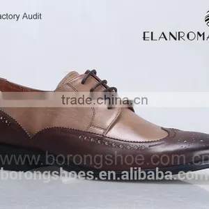 Leather Mens Brogue Shoes From Guangzhou China OEM Manufacture Dress Shoe thumbnail-2