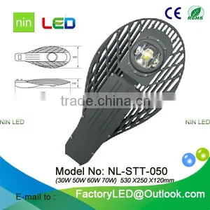 60w Led Street Light USA Bridgelux Chip 45mil With Meanwell Driver thumbnail-4