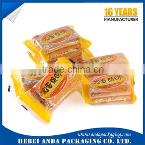 Custom Cookie Palstic Packaging, Cookie Wrapper Pouch Biscuits Packaging With Clear Window thumbnail-4