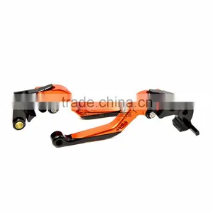 BJ-LS-001-F16/KL CNC Foldable Extendable Motorcycle Brake Clutch Lever for KTM DUKE 390 thumbnail-3