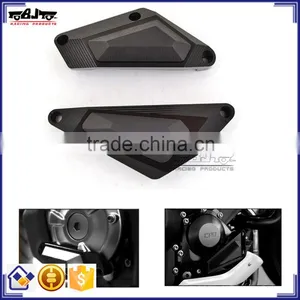BJ-EG-MT07 Black Aftermarket Motorcycle Engine Parts Aluminum and POM Engine Guard for Yamaha MT07 FZ7 2014-2015 thumbnail-1