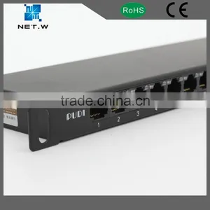 Patch Rack, 0.5u Height Cat 5e, 24 Port Cat5e Patch Panel, Rj45 Panel thumbnail-5