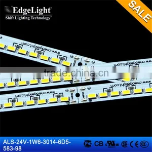Edgelight Hot Sale 24V Smd 3014 Led Strip 583mm Cheap Led Light Bar 12V Aluminous PCB Strip thumbnail-1