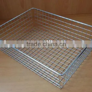 Small Metal Baskets for Hospital/Chrome Wire Baskets/Wall Pannel Baskets thumbnail-5