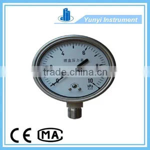 Stainless Steel Capsule Gas Pressure Gauge thumbnail-1