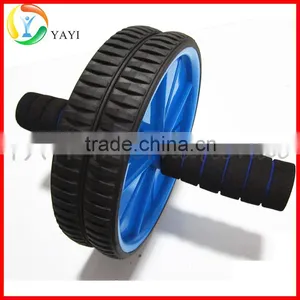 No-Slip Comfort Grips Dual Wheel Ab Roller Quality Choice thumbnail-5