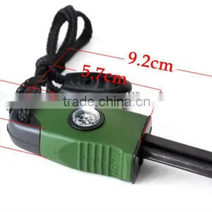 2013 Hot Sale Flexible Magnesium Fire Starter With Mini Compass thumbnail-1
