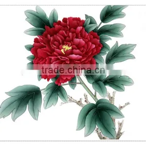 High-end Art Home Decoration Peony Blossom Handmade Painting thumbnail-5