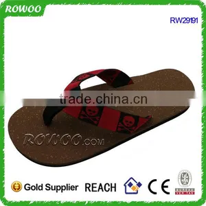 Hot Selling Eco-friendly Factory Price Wood Sole Flip Flops Cork Slippers Men thumbnail-3