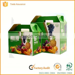 New Style Vegetable Carton Eco-friendly Printed High Quality Fruit Box Supplier's Choice thumbnail-2