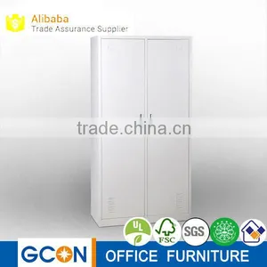 Locker Stainless Steel Iron Wardrobe With Mirror Design thumbnail-1
