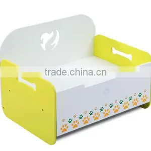 Pet Accessories Durable Fashion Wooden Raised Dog Bed With Drawer thumbnail-6