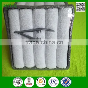 Disposable Airplane Hot Terry 10x10 Cotton Terry Flight Hand Towels thumbnail-3