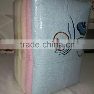 Sell Well Big Size Solid Color Cotton Dobby Bath Towel,Full Size Many Colours Soft and Good Absorption Bath Towel thumbnail-4