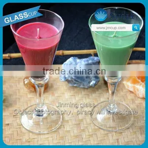 Crystal Tall Glass Candle Holder Handicraft Wedding Decoration thumbnail-1