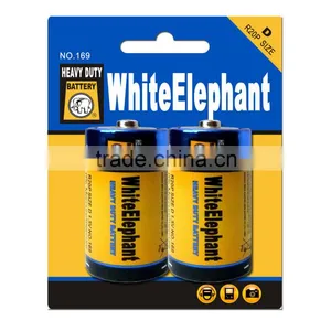 1.5V White Elephant Brand R20P D UM-1 Heavy Duty Battery (OEM Accepted) thumbnail-1
