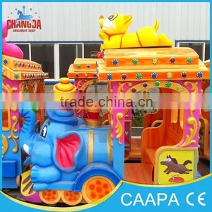 CE Beautiful 14 Seats Electric Mini Train Amusement Park Toy Train thumbnail-1