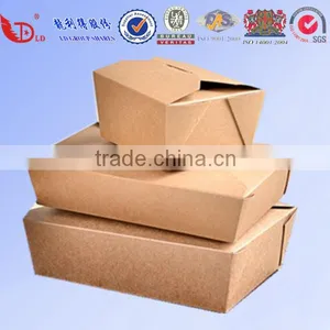 Disposable Custom Printed Food Kraft Lunch Paper Box for Food Packaging thumbnail-5