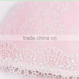 Sexy & Sweet Girl Pink Lace Self-adhesive Nursing Bra for Young Girl thumbnail-3