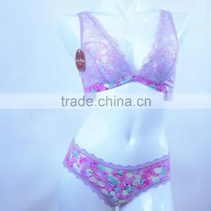 Sexy Bra and Panty New Design Sports Bra for Girls Hot thumbnail-1