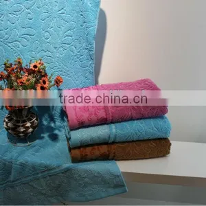 100 Cotton Bath Towels for Hotel thumbnail-1