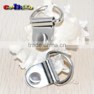 3/4" Metal D-Rings Nickel Plated Dee Rings For Bag Shoes Horse Gear Harness Picture Frame Hangers #FLQ087-S thumbnail-1