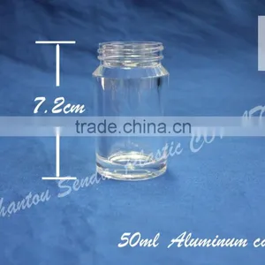 50ml Aluminum Bottle, Aluminum Powder Bottles With Screw Cap, Aluminum Powder Bottles thumbnail-3
