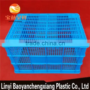 833x621x480mm Rectangular Plastic Basket for Turnover Transportation thumbnail-4