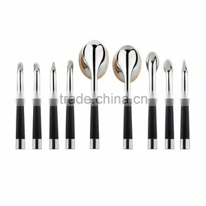 Newly Design 9pieces Makeup Brushes Set Different Color thumbnail-2
