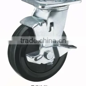 200mm Dia Hand Pallet Truck Rubber Wheel thumbnail-4