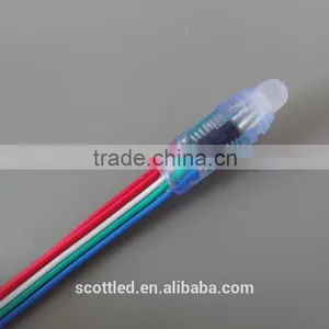 Waterproof IP66 12mm Full Color DC5V LPD6803 IC Led String Light Led Christmas Pixel Light thumbnail-3