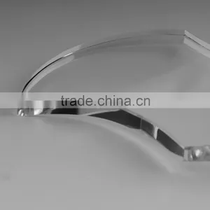Personalization k9 Optical Glass Azure Stone Open Circle Shape Engraving Blank Glass Award thumbnail-5