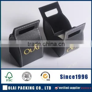 Unique Design pu Leather Ring Box,black Ring Box thumbnail-1