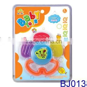 Wholesale Christmas Toy Funny Cartoon Animal Baby Rattle and Teether Toy thumbnail-4
