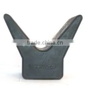 Rubber Trailer Snub V Block thumbnail-1